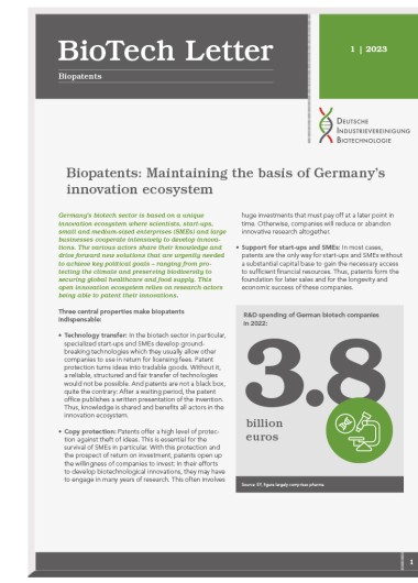 Cover BioTech Letter